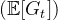 ( \mathbb{E}[G_t] )