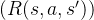 ( R(s, a, s') )